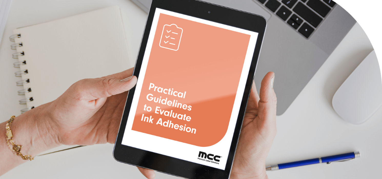 How to evaluate ink adhesion by MCC